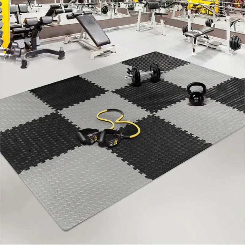 FoamFit Tiles – Tapetes de Proteção Antiderrapantes para Yoga e Fitness (8/16 pcs)