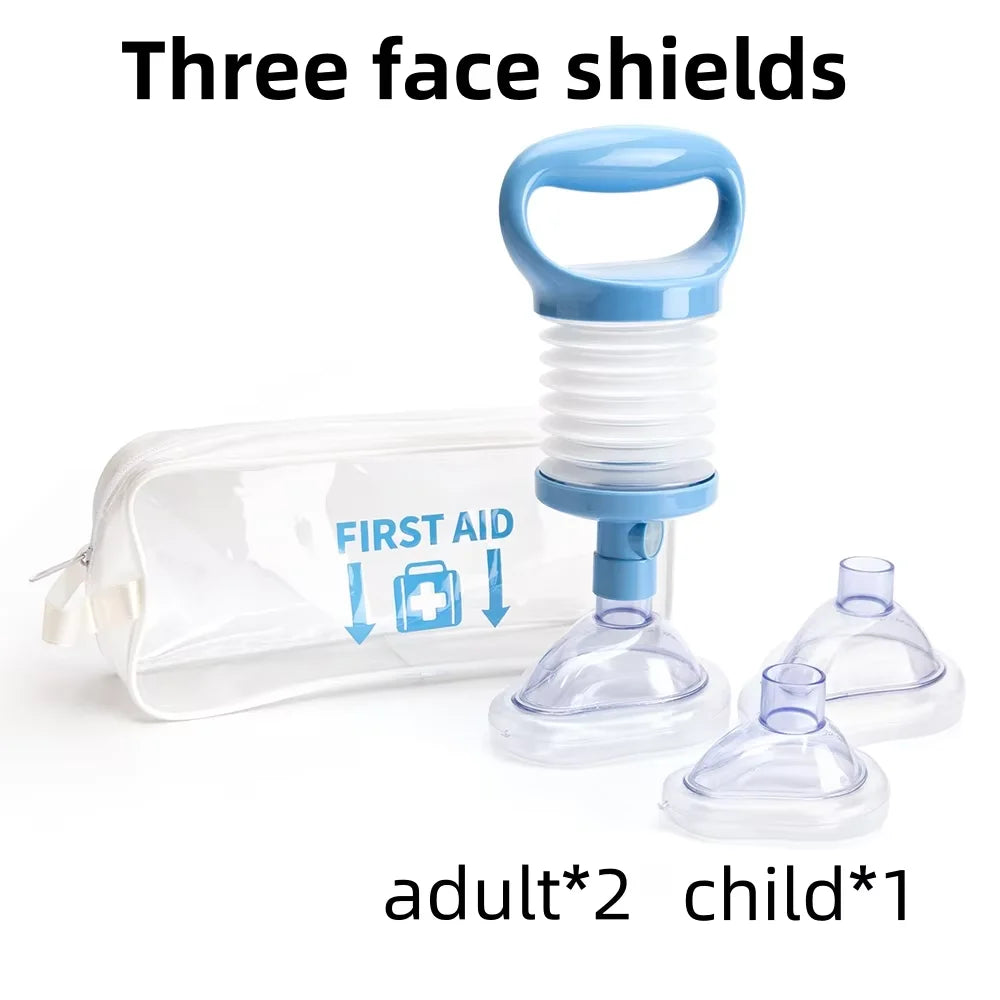 Anti Choking Automatic Device Life Saving Suction Emergency Anti Asphyxia Mask First Aid Kit Adults & Children Home Rescue