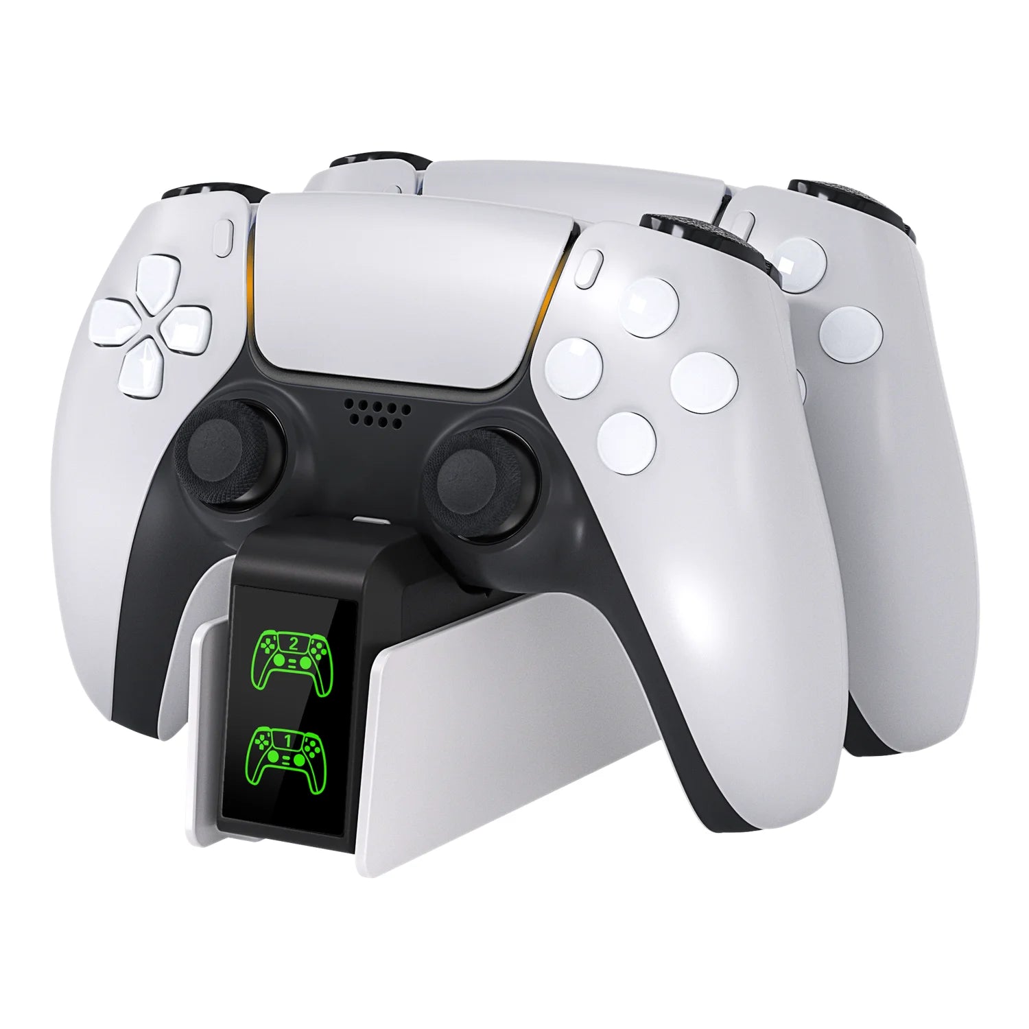 RGB Controller Charging Station For PS5 Dual Fast Charger RGB Indicator Charging Stand Docking Station For PS5 Gamepad