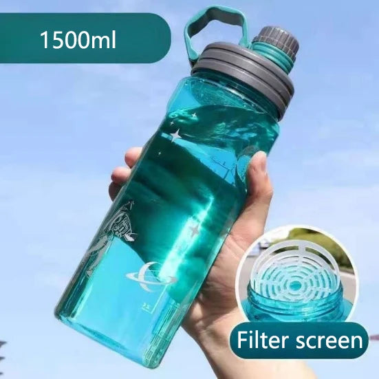 Garrafa Desportiva em Vidro – Antiderrame e Resistente a Altas Temperaturas