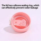 Sports Water Bottle with Time-Tracking Straw Leak Proof Locking Flip Cover for Easy Carry Ideal for Outdoor Adventures