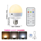 Lâmpada LED RGB USB 5V com Controlo Remoto e Intensidade Ajustável