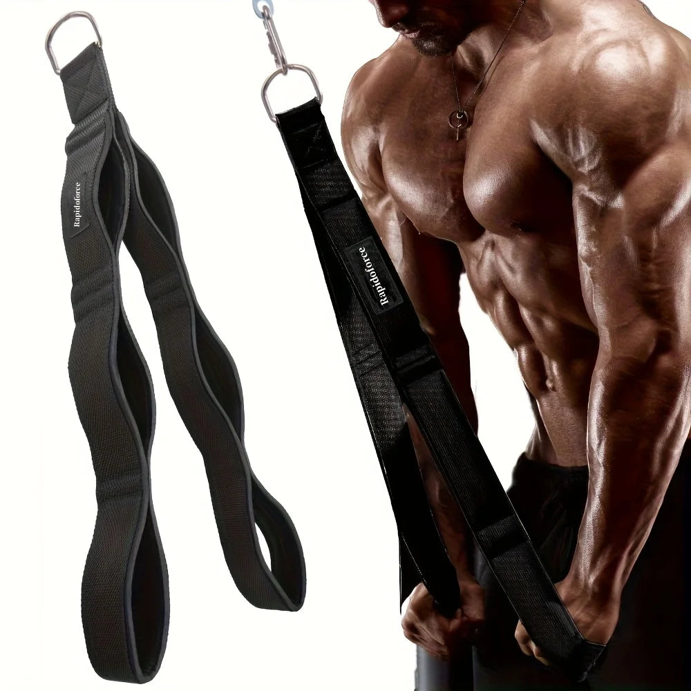 [Extra Long Triceps Rope] Extra long triceps rope with comfortable grip | Triceps rope accessory for enhanced workouts