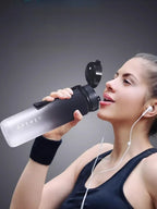 1 Liter Large Capacity Sports Water Bottle Leak Proof Colorful Plastic Cup Drinking Outdoor Travel Portable Gym Fitness Jugs