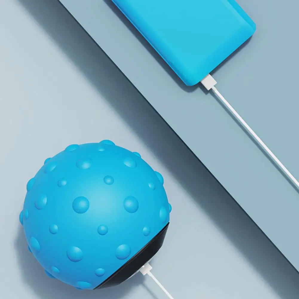 Electric Massage Ball Health Care Fascia Ball Muscle Relaxation Ball Massager Fitness Yoga Exercise Vibrating Yoga Fitness