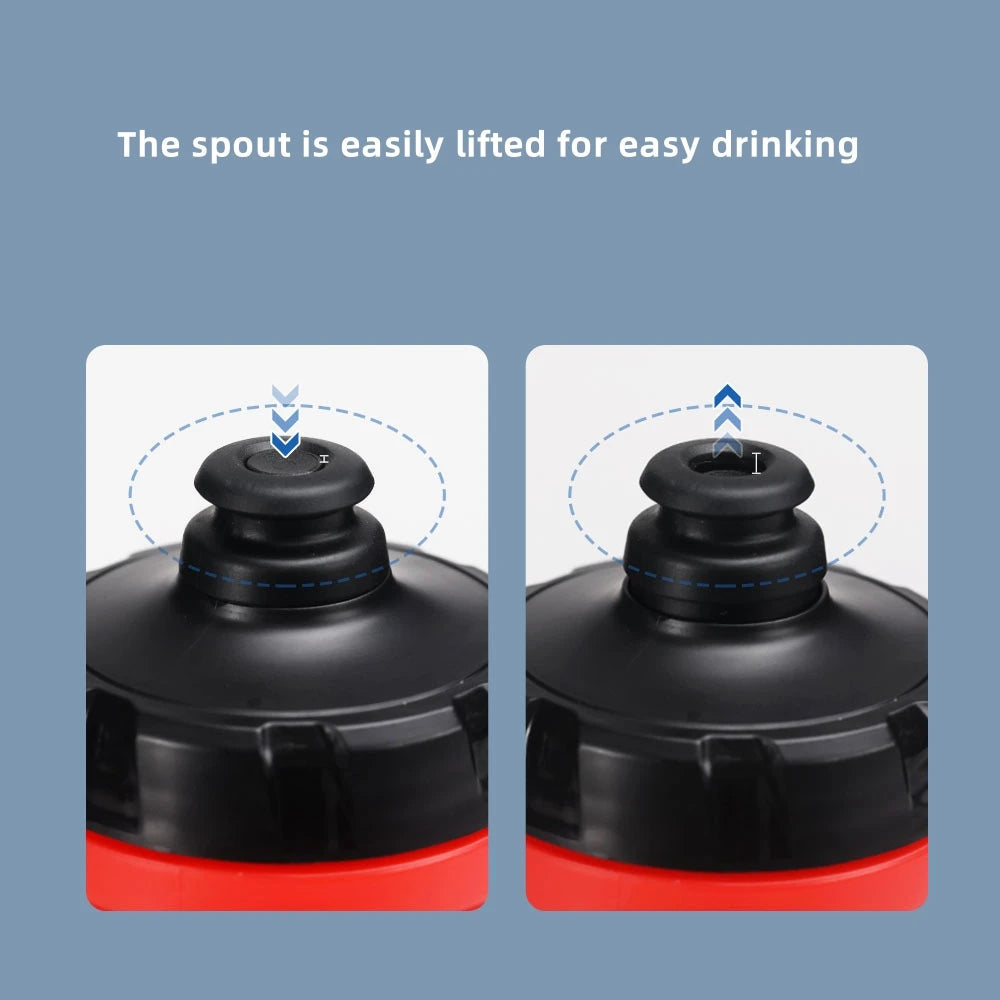 Garrafa para Bicicleta 610ml – PP5 Leve, Squeezable e Antiderrame (BPA‑Free)