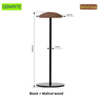 Suporte de Headphones em Nogueira — Design Minimalista em Madeira Maciça