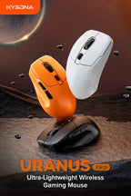 KYSONA Uranus PRO Wireless Gaming Mouse Ergonomic Mouse PAW3395 54g 8KHz Polling Rate 26000DPI For Right Big Hand PC Gamer