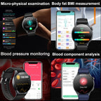 2026 New Smart Watch ECG+PPG Health Monitoring Blood Pressure Uric Acid Fitness Tracker Clock Sport Call Smartwatch Customizable Dial