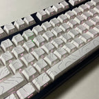 Line Gradient Side Shine Through Keycaps Cherry Profile PBT Custom Keycaps for 60% 65% 75% 96% 98% 100% Mechanical Keyboard