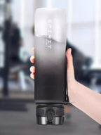 1 Liter Large Capacity Sports Water Bottle Leak Proof Colorful Plastic Cup Drinking Outdoor Travel Portable Gym Fitness Jugs