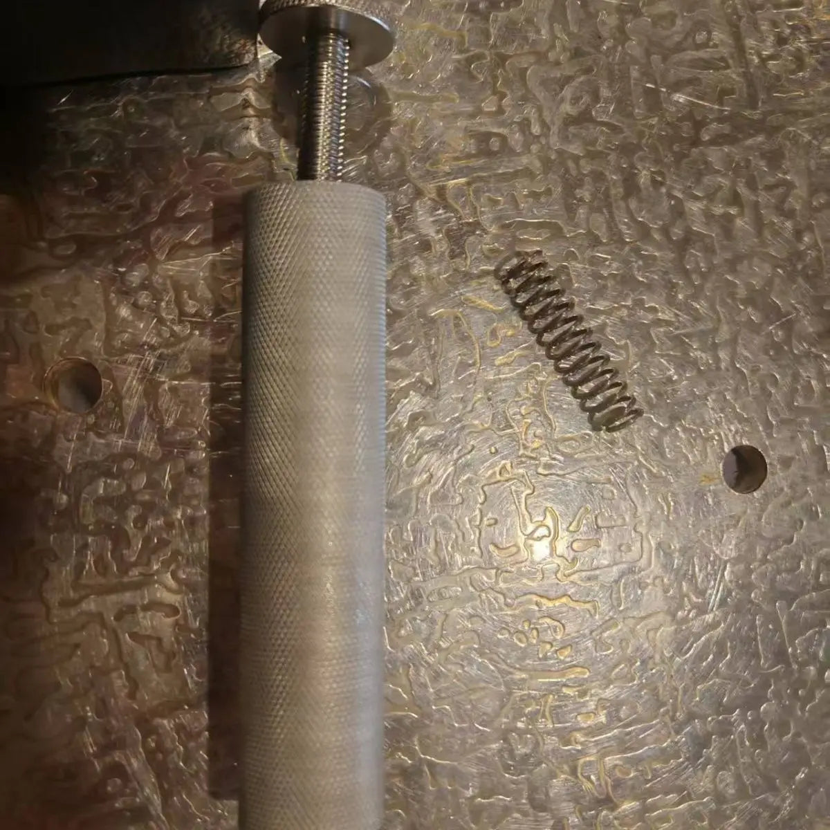 Fortalecedor de Polegar e Thenar em Alumínio — Hand Grip 3 Molas e Bastão Nylon