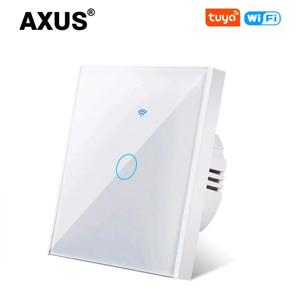 AXUS WiFi Touch Switch — Smart RF433 Sem Neutro Tuya Alexa
