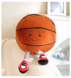 Soccer doll, basketball plush toy, creative soccer doll, cushion, pet ball, interactive dog and cat toy.