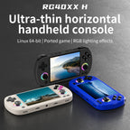 Anbernic RG40XX H 4.0” Handheld Game Console RG40XXH Retro Gaming Player 64G Preloaded 5000+ Games Portable Linux 64-bit System