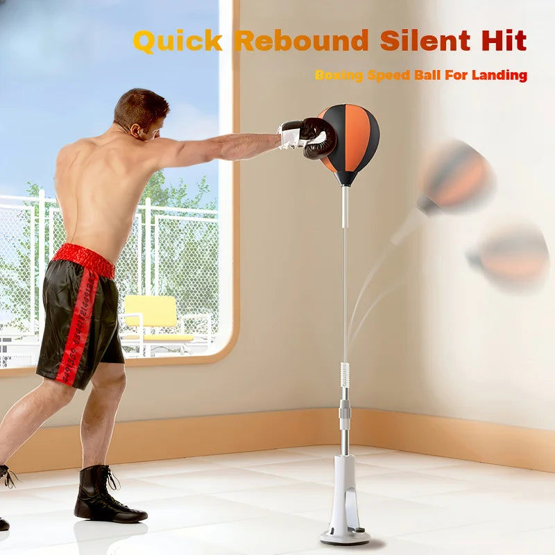 ReflexPunch Pro – Saco de Boxe Ajustável para Treino de Agilidade e Reflexos