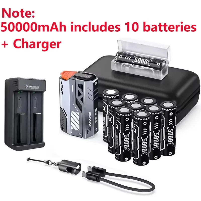 Power Bank 10000–50000mAh — Bateria Removível 22.5W Carga Rápida