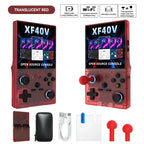 Open Source XF40V Retro Handheld Game Console 4.0 Inch 720x720 IPS Screen Portable Hand Held Retro Video Gaming Player