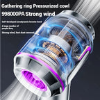 Aspirador Portátil Mini 998000PA para Carro e Casa com Função Sopro