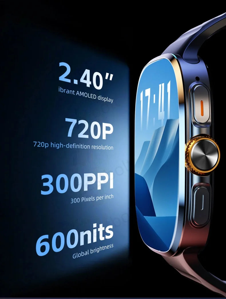 Smartwatch M99 – Ecrã XL, Câmara Giratória e Android Integrado