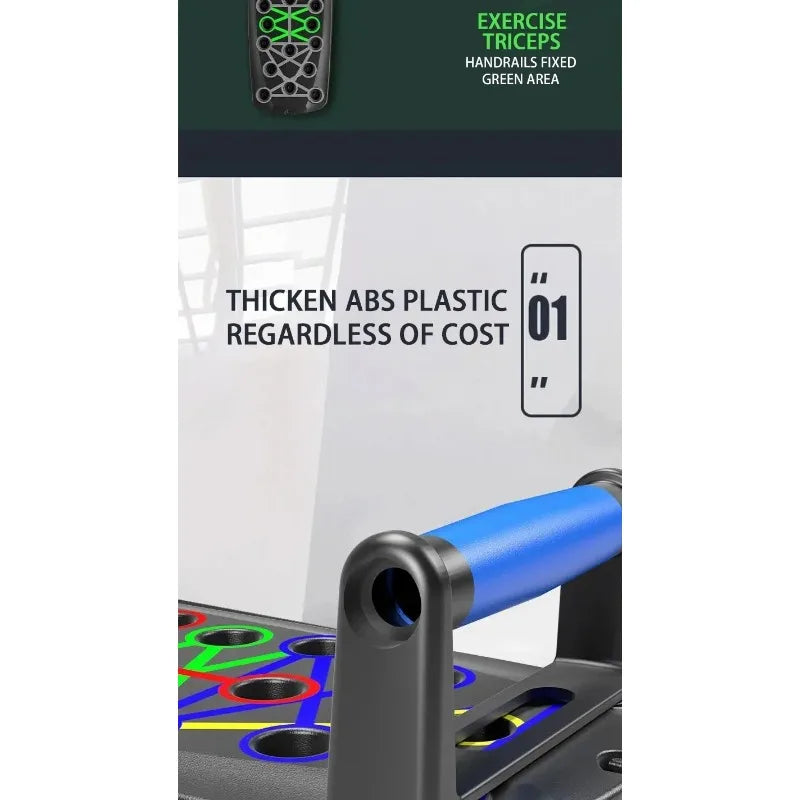 PushUpBoard Pro – Prancha Multifuncional de Flexões para Treino de Peito e Abdómen