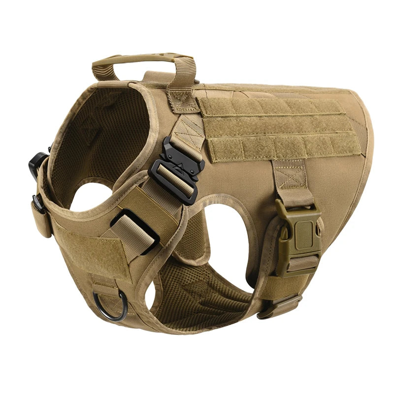 Tactical Military Vest Pet German Shepherd Golden Retriever Tactical Training Dog Harness and Leash Set For All Breeds Dogs