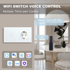 BSEED WiFi Touch Switch — Tomada EU com USB‑C Tuya Smart Life