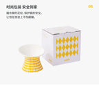 Ceramic Cat and Dog Bowls, Anti-Tip Pet Food Dishes Elevated base design protects cats' necks, suitable for small dogs and cats