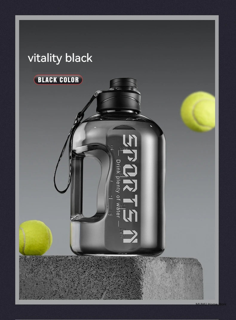 1.7L/2.7L/4L/5L Sports Water Bottle Gym Cycling Cup Portable Large Capacity Water Bottle For Fitness Camping Men Water Kellte