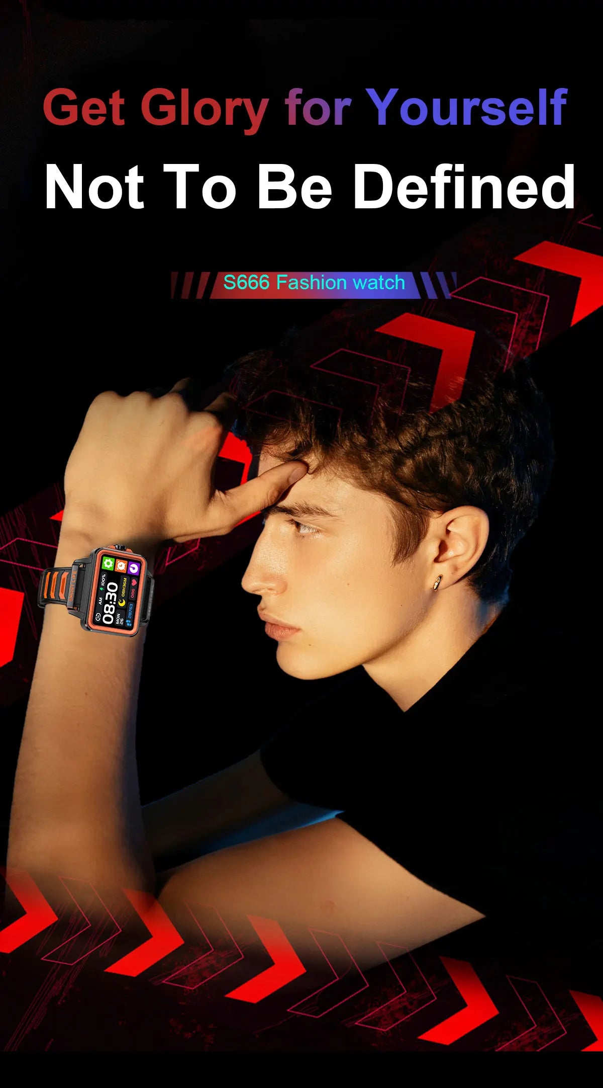 SENBONO Smart Band – Saúde Completa, Desporto e Conectividade Android/iOS