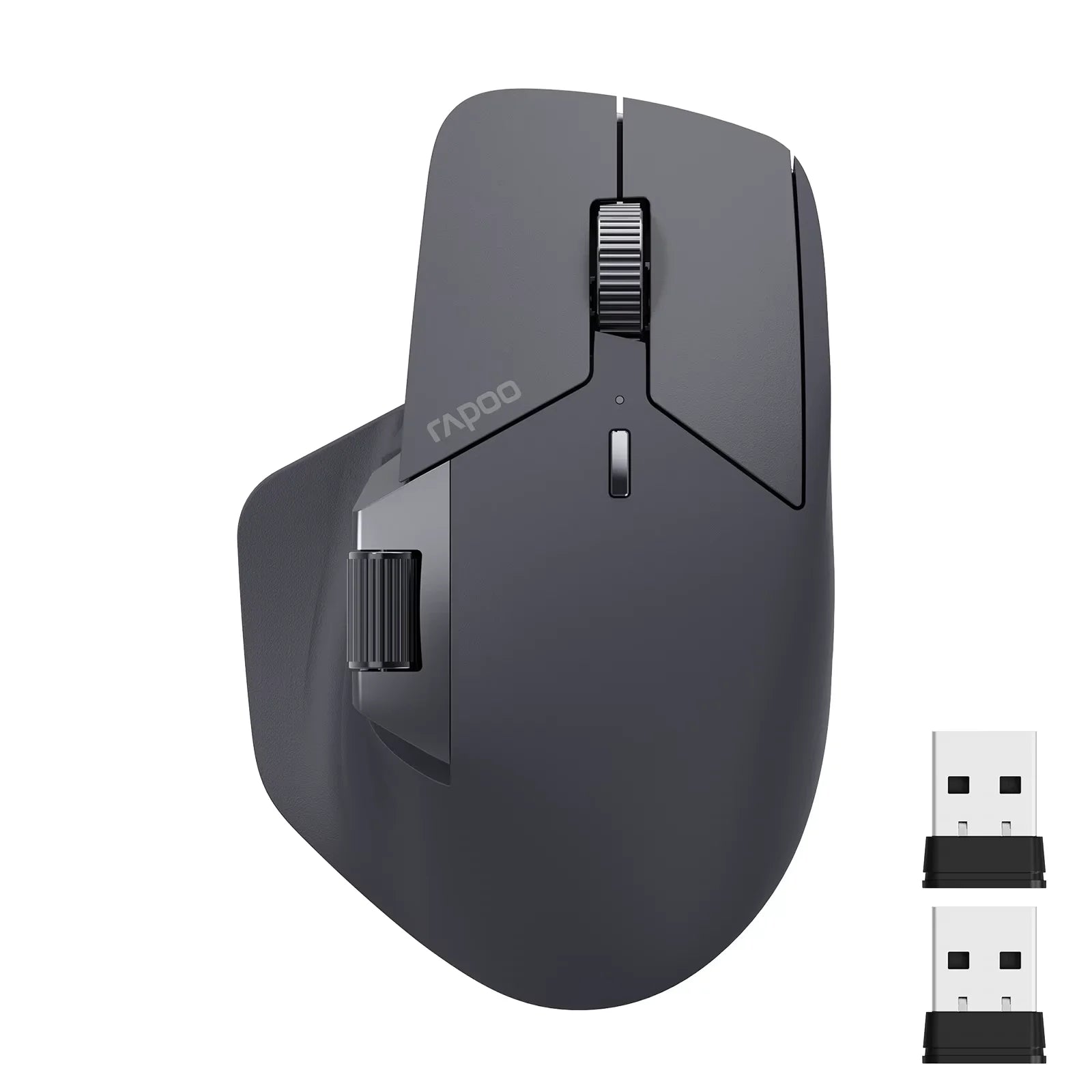 Rapoo MT720L Multimodo Rechargeable Wireless Mouse 4000 DPI Bluetooth Mouse Easy-Switch Up to 4 Devices