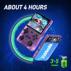 KINHANK Open Source K36 Retro Handheld Video Game Console with 16,000 Games Emulator for PS1/PSP/DC/N64/SS, 3.5-inch IPS Screen