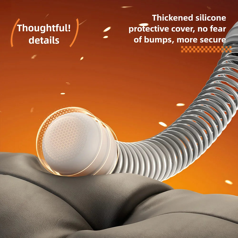 Fortalecedor de Braços com Mola Flexível — Conjunto de 2 para Bíceps e Tríceps