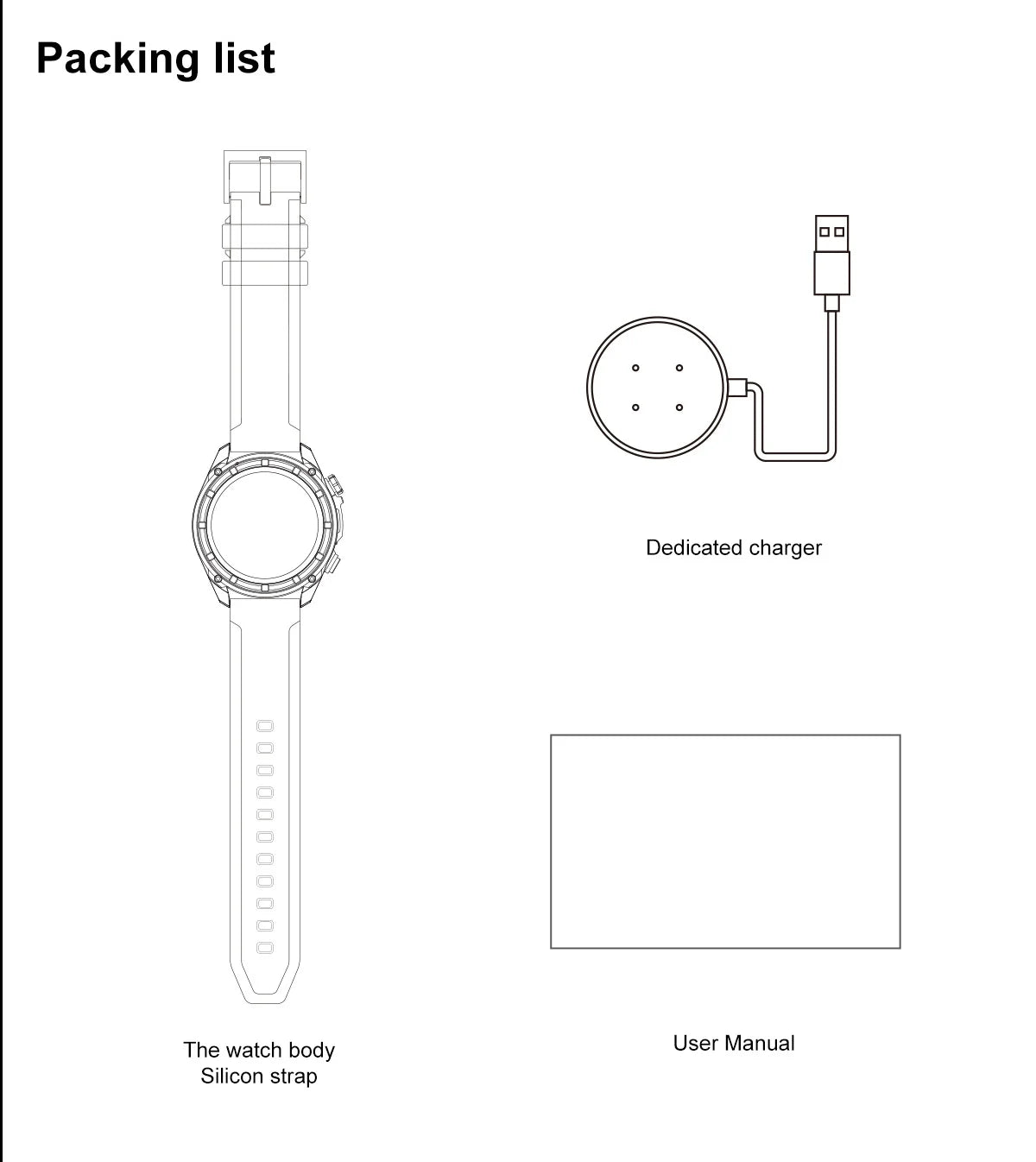 Smartwatch Militar 2025 – Mapas Offline, Memória 4GB e Multimédia Completa