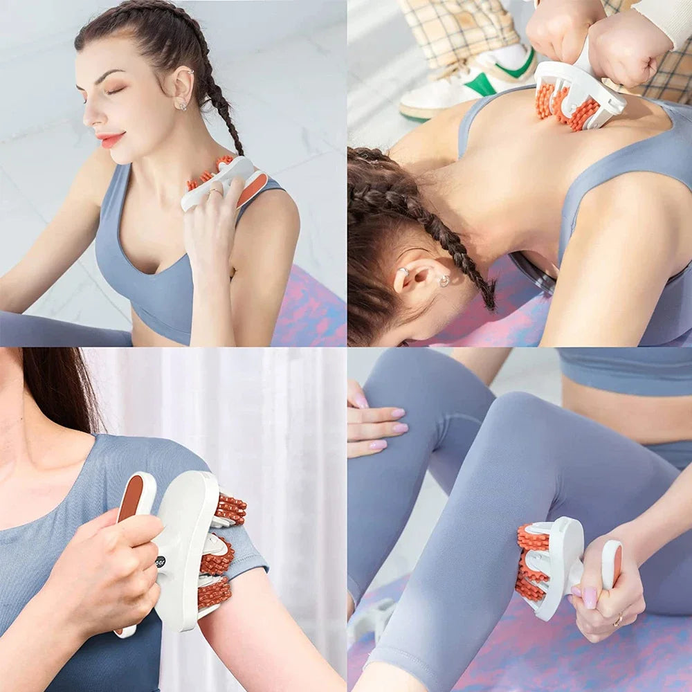Body Roller Tech – Massajador Anticelulite Premium para Relaxamento Muscular e Modelação Corporal