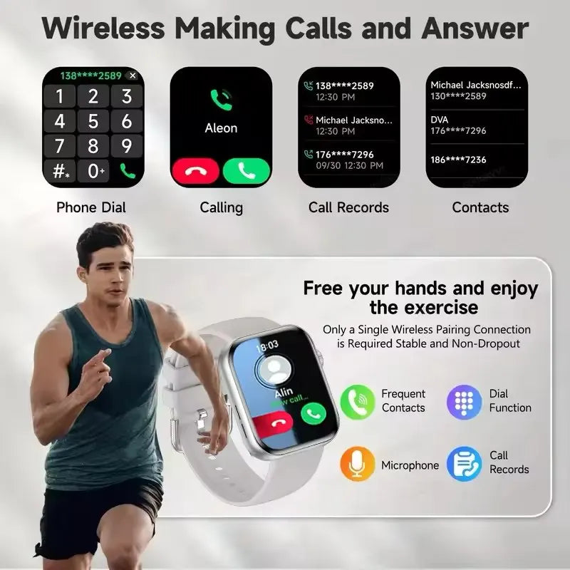 2026 New GPS Smart Watch Series 10 For Apple Watch 10 Memory Music Video Bluetooth Call Waterproof NFC Smartwatch For Android IOS