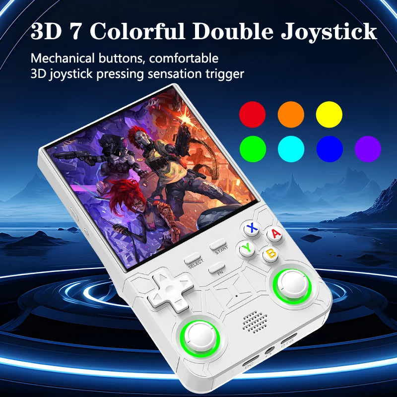 New ultra retro R36 handheld game console, 4.0-inch portable game console, Linux system, 128GB portable video game console.