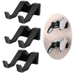 Wall Mounted Gamepad Holder for PS5/PS4/Xbox/Switch – 3 Pcs Black Controller Stand with Adhesive & Screws Gaming Accessories