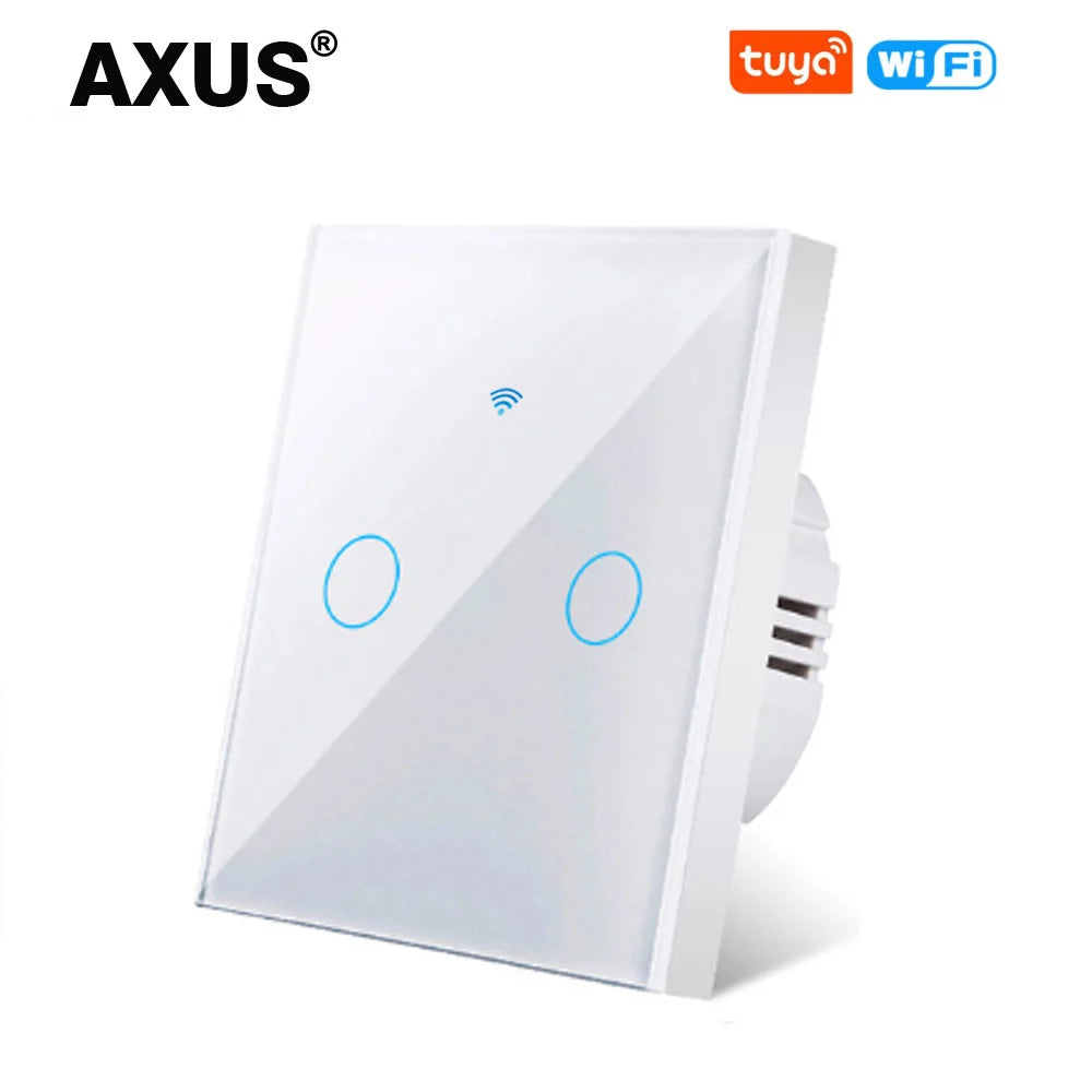 AXUS WiFi Touch Switch — Smart RF433 Sem Neutro Tuya Alexa