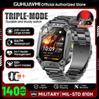 Smartwatch Militar 2026 – Robustez Extrema, Lanterna LED e Autonomia XL