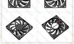 YOUNUON 80MM Fan 5V USB Fan 80x80x10mm 8cm DC 5V 12V 24V 8010 Fan Brushless Cooling Cooler PC Fan Computer Case Fan Cooler