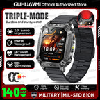 Smartwatch Militar 2026 – Robustez Extrema, Lanterna LED e Autonomia XL