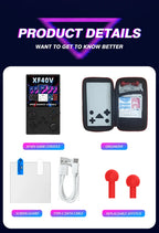 Open Source XF40V Retro Handheld Game Console 4.0 Inch 720x720 IPS Screen Portable Hand Held Retro Video Gaming Player