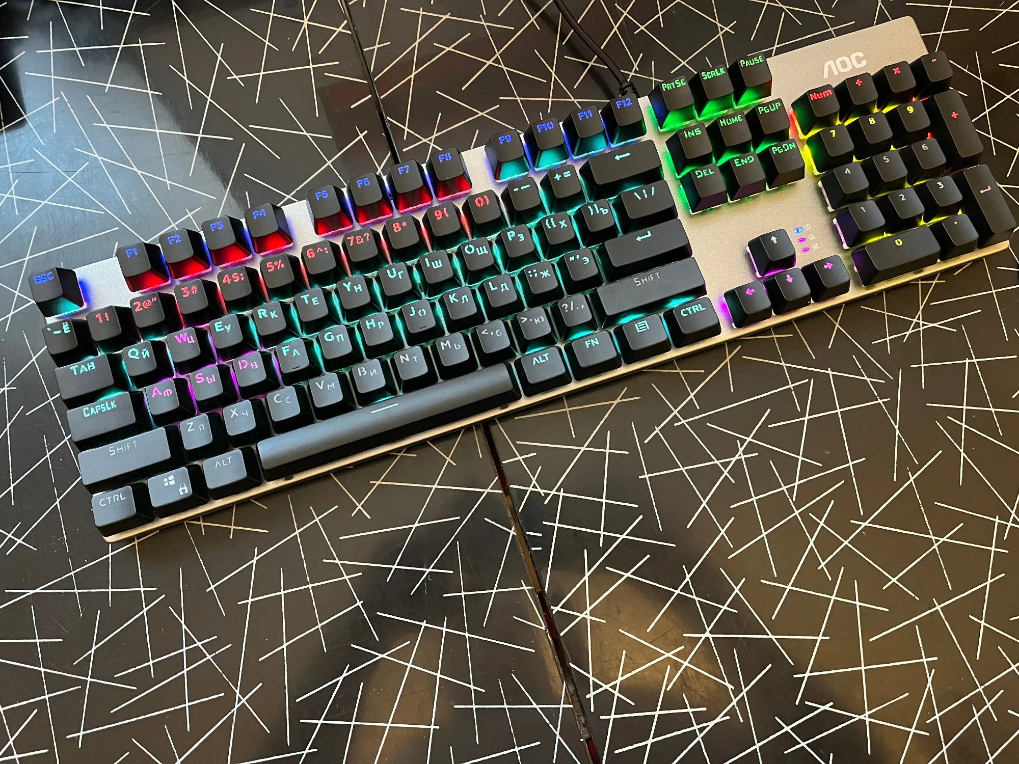 GK410 104 Full Keys Hot Swap Metal Panel Mechanical Keyboard RGB Light Green Black Tea Redaxis Non-Impact Gaming Computer Keyboard