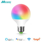 Lâmpada Smart Melery E27 RGB Wi‑Fi Compatível com Alexa e Google Home