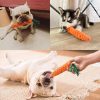 Pet Knot Toys For Dogs And Cats Carrot Shape Cotton Rope Pet Toy Dog Puppy Kitten Chew Toy Interactive Dog Toys