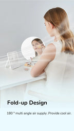 Ventoinha JISULIFE de Mesa — USB, 4 Velocidades, Ultra Silenciosa e Portátil