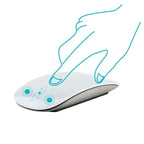 Lenovo Wireless Mouse Rechargeable Bluetooth 5.0 Silent Surface Touch Mice Ultra-thin Magic Mouse For Laptop Ipad Mac PC Macbook