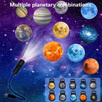 LED Star Galaxy Projector Lamp Moon Earth Wall Decor Switchable Pattern Projection Night Light for Home Bedroom Decoration