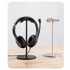Metal Head-Mounted Headphone Stand Non-Slip Detachable Headset Holder Stand Gaming Earphone Stand for Bose Airpods Max Beats